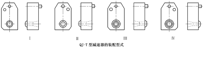 QJ-T起重機(jī)減速機(jī)裝配型式