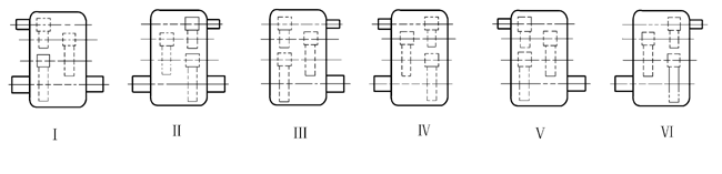 QJ-L起重機(jī)減速機(jī)裝配形式